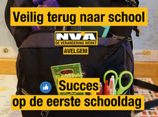 N-VA Avelgem - Eerste schooldag 2020