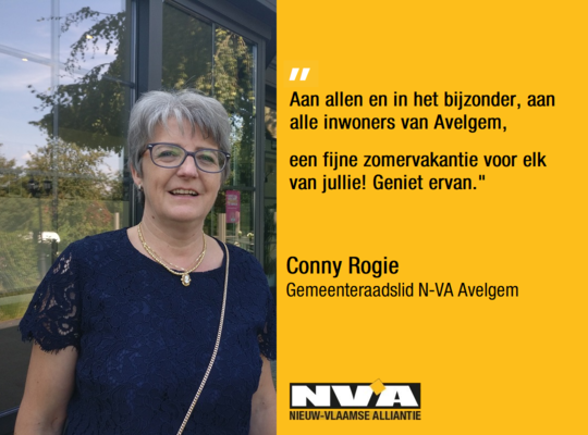 N-VA Avelgem - Prettige vakantie