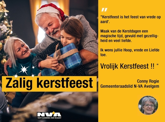 N-VA Avelgem - Conny Rogie - Zalig Kerstfeest N-VA Avelgem - Conny Rogie - Zalig Kerstfeest