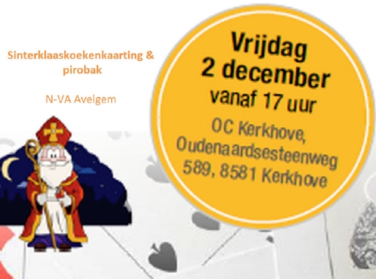 Sinterklaaskoekenkaarting en pirobak 2 dec 2016 - OC Kerkhove
