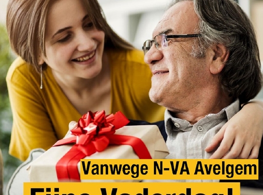 N-VA Avelgem wenst iedere papa een liefdevolle vaderdag toe.