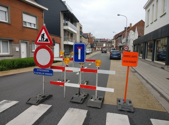 Verzakking Doorniksesteenweg 2021 Verzakking Doorniksesteenweg 2021