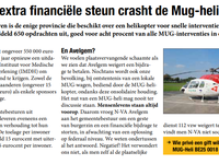 N-VA Avelgem zoekt financiële steun voor Mug-heli.